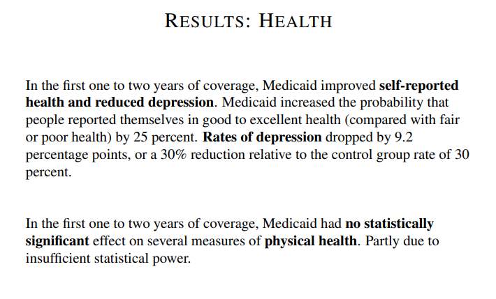 An equilibrium consists of a market price for health insurance p* =
