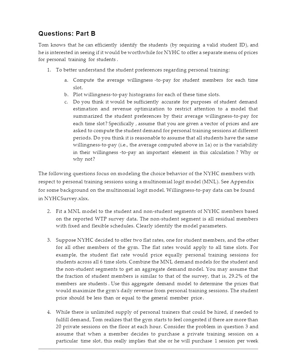 Questions: Part B Tom knows that he can efficiently identify the