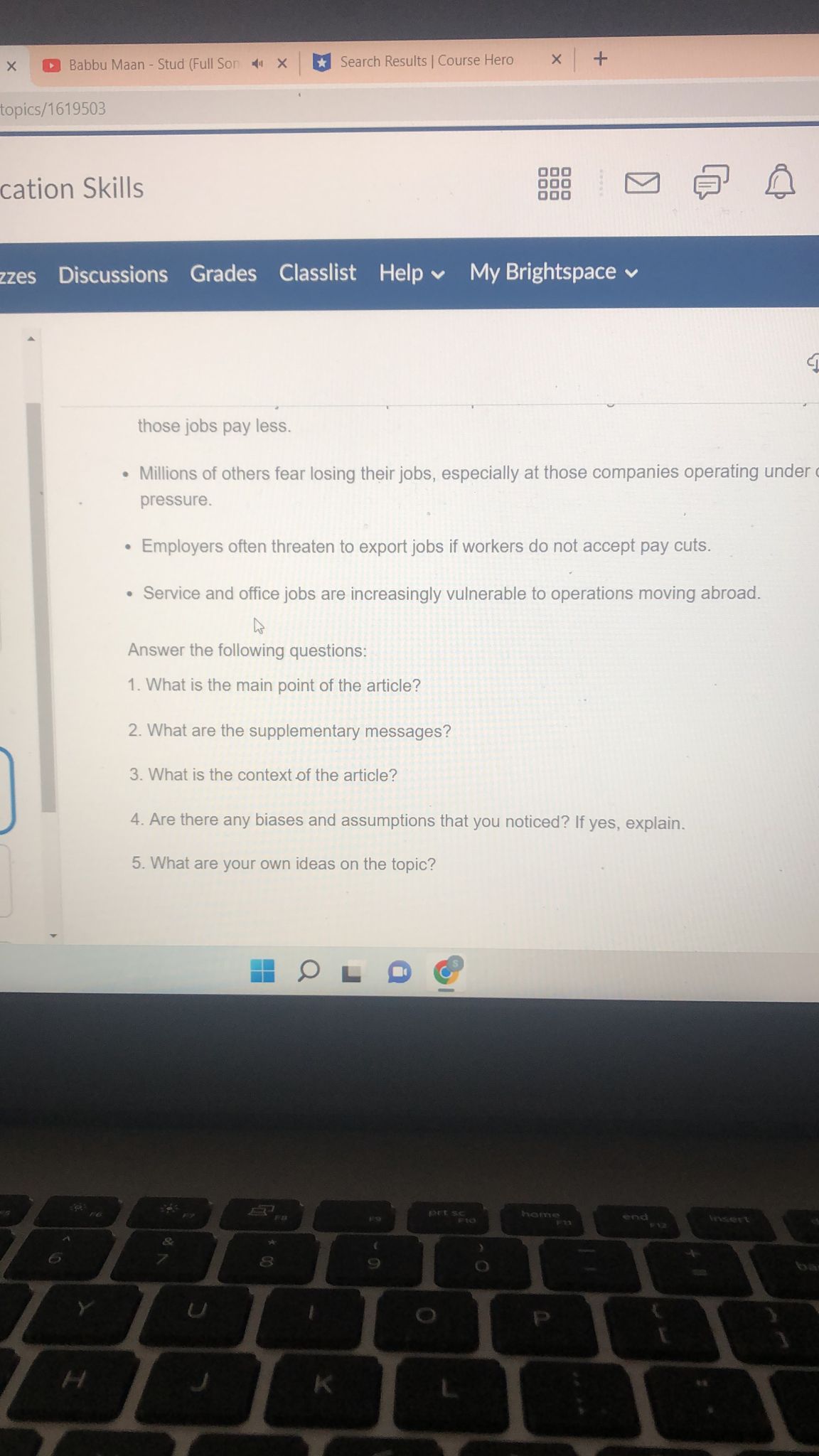 cannot produce everything they need, and they cannot manufacture some products, such