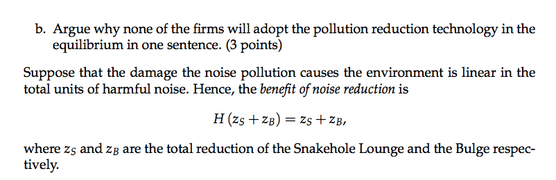 versus Quantity Restrictions: 40 points Consider two nightclubs in Pawnee, called the