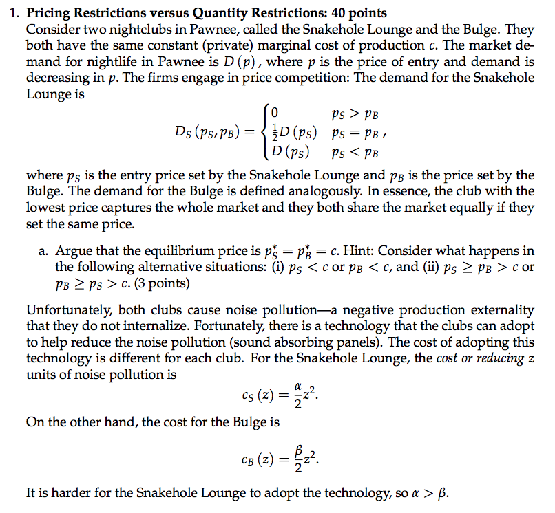 Pawnee is D (p) , where p is the price of entry