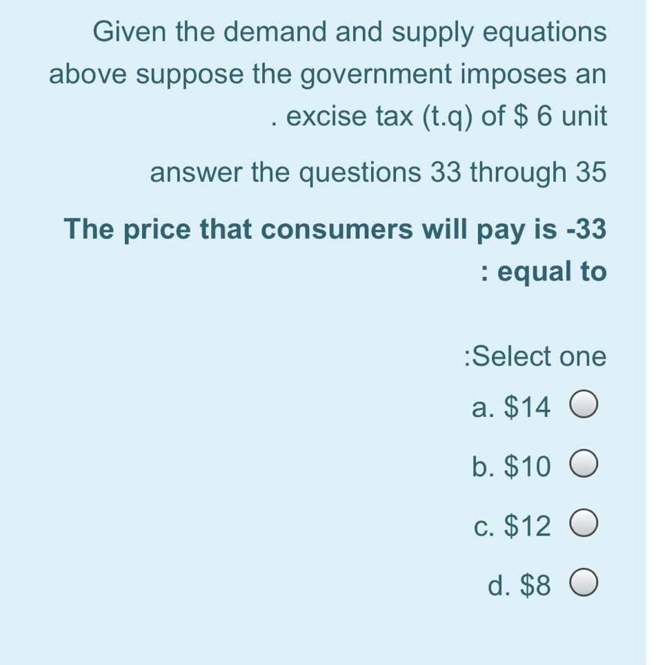 one a. $14 0 b. $10 0 0. $12 0 d. $8