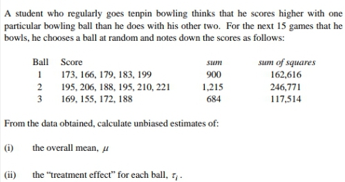 Provide solution to the following questions. Include explanations in your working.