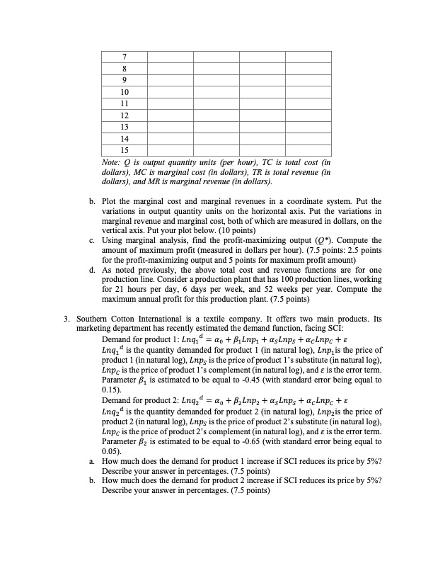 document. All members will, then, receive the same grade after your work