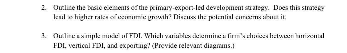 strategy lead to higher rates of economic growth? Discuss the potential concerns