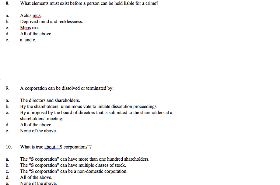 the above. C. a. and c. 3. How does civil and criminal