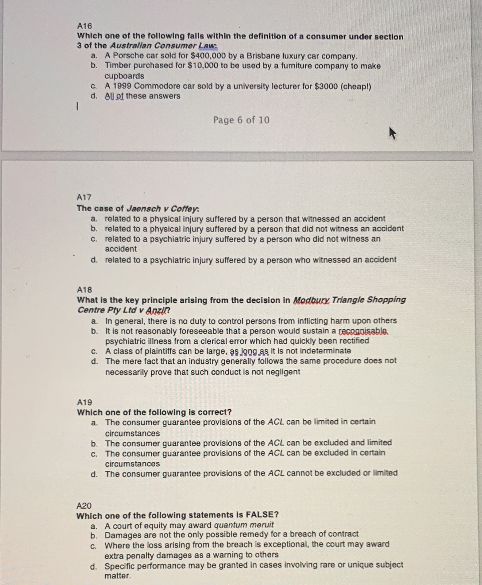 Please help me with these multiple choice question, pick the most