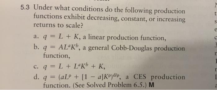 end of this assignment. Once again it represents a slightly different scenario