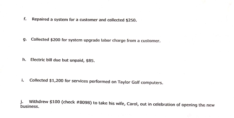 (a) an income statement, (b) a statement of owner's equity, and (c)