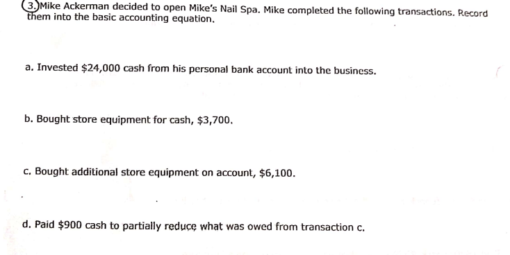 Prepare the financial statements ending July 31 for Sanchez Computer Center.(2.)On July