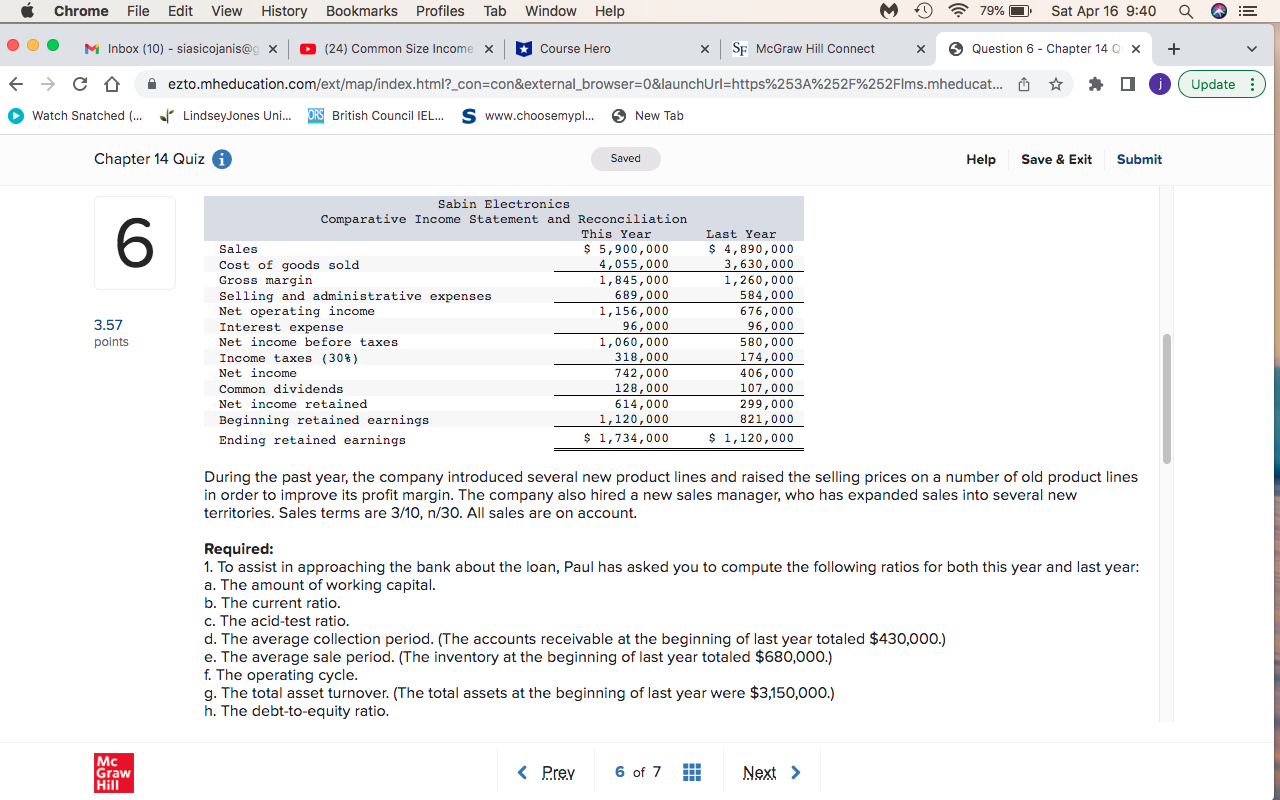 79% O Sat Apr 16 9:40 Q DE ... M Inbox (10)