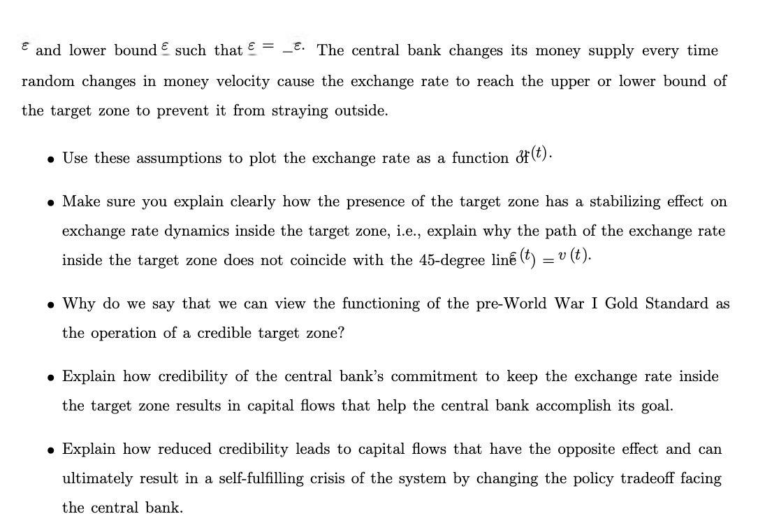 bank changes its money supply every time random changes in money velocity