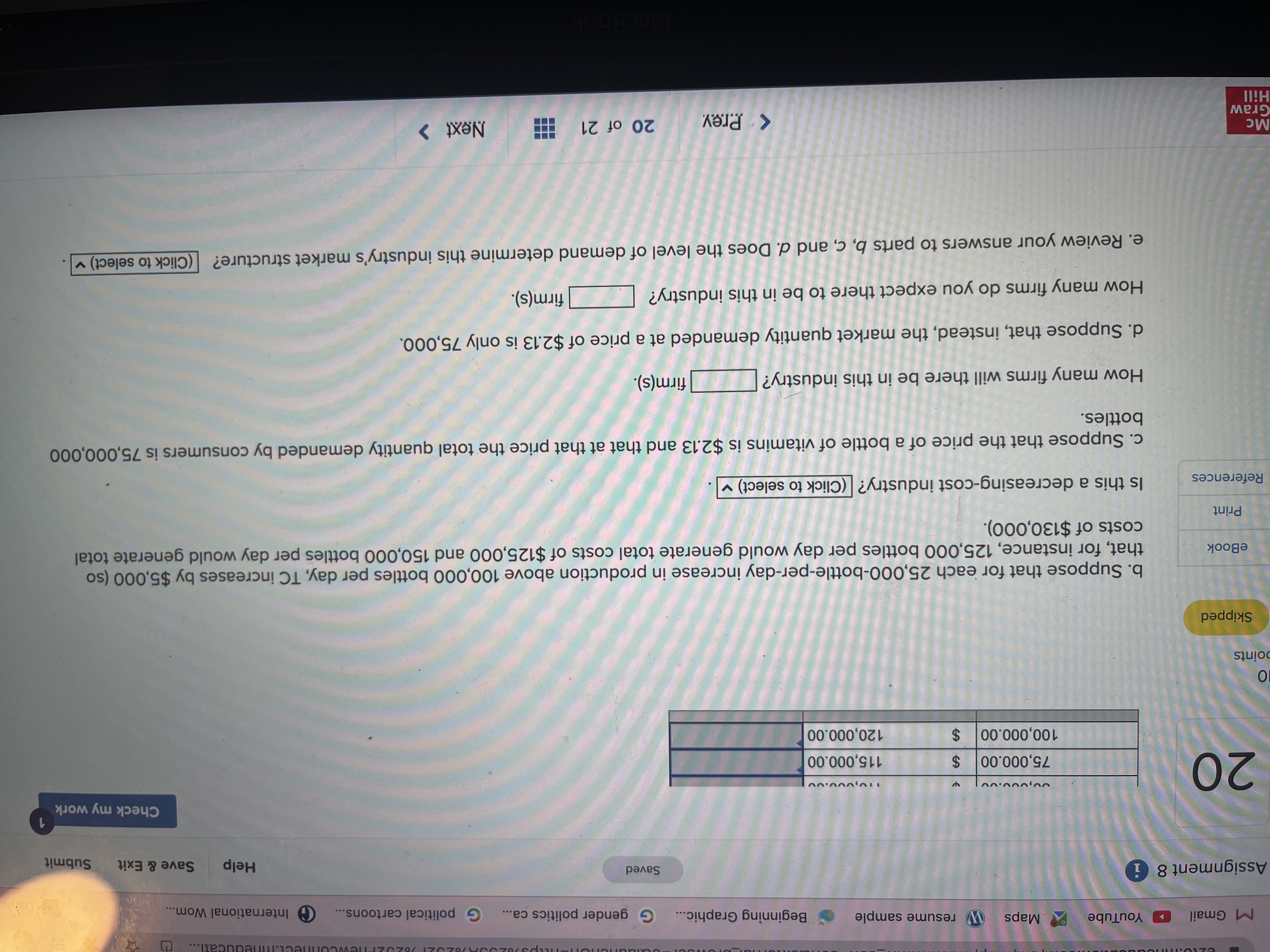  EI... M Gmail YouTube Maps W resume sample Beginning Graphic... G