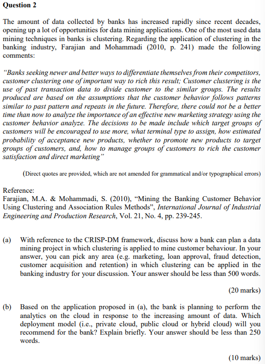 banks has increased rapidly since recent decades, opening up a lot of