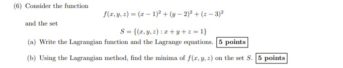 Consider the function f(x, y) = xy- a - yz (a) Determine