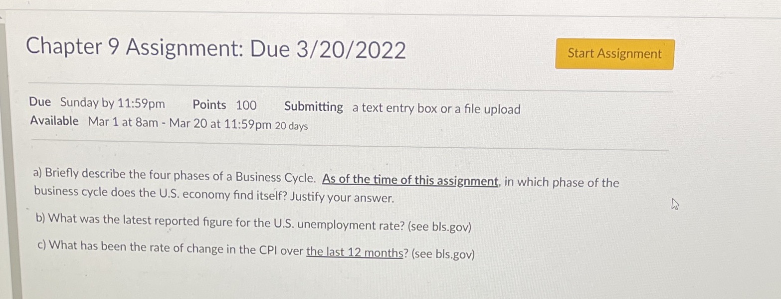  Can you answer these 3 questions ? Chapter 9 Assignment: Due