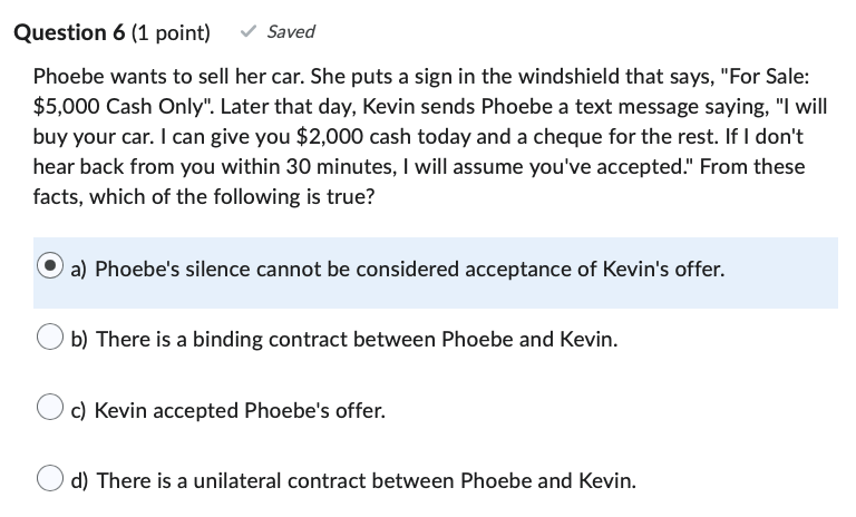 giye you $2,000 cash today and a cheque for the rest. If