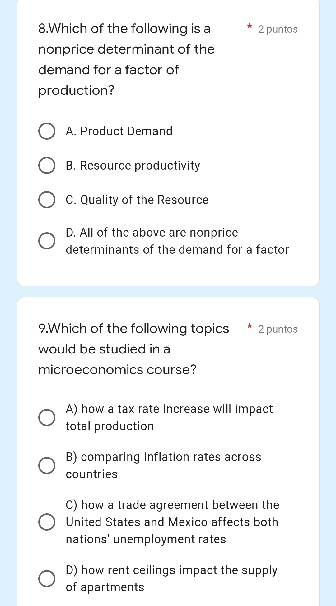B. For all output where marginal cost exceeds minimum average total cost