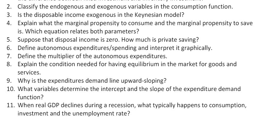 Is the disposable income exogenous in the Keynesian model? Explain what the