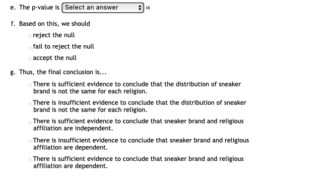 appropriate hypothesis test using an o: - 111.05 level of significance. a.