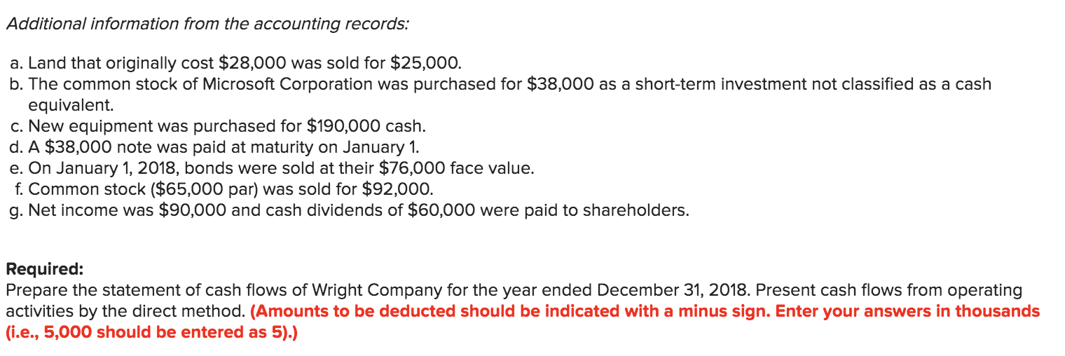 COMPANY Comparative Balance Sheets December 31, 2018 and 2017 ($ in 0005)