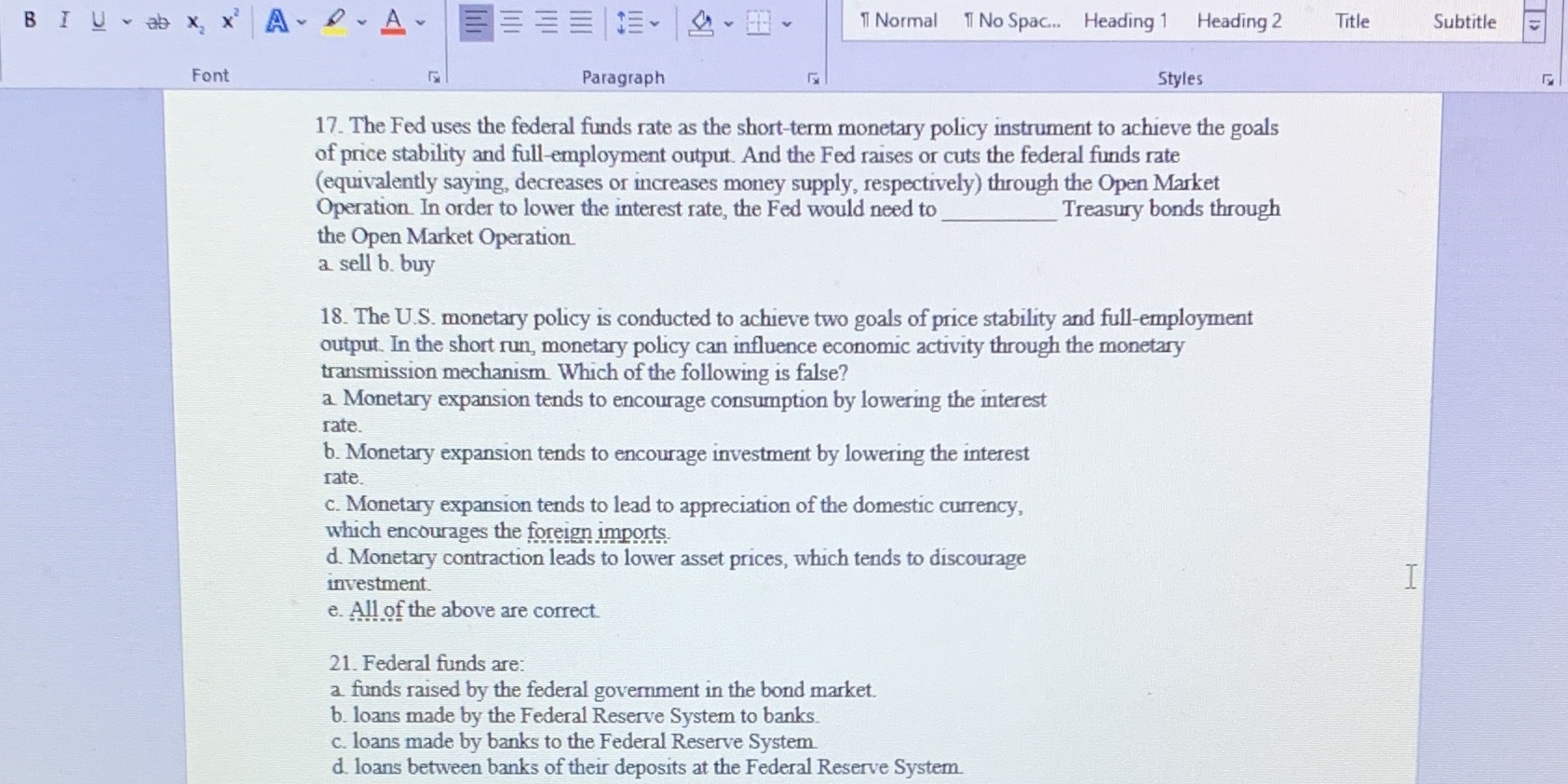  how would you answer these BI U ~ ab x, x