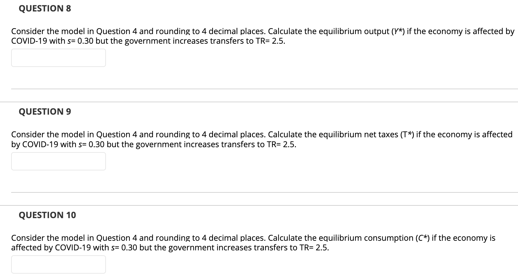 4 decimal places unless otherwise stated in the question. The answer key