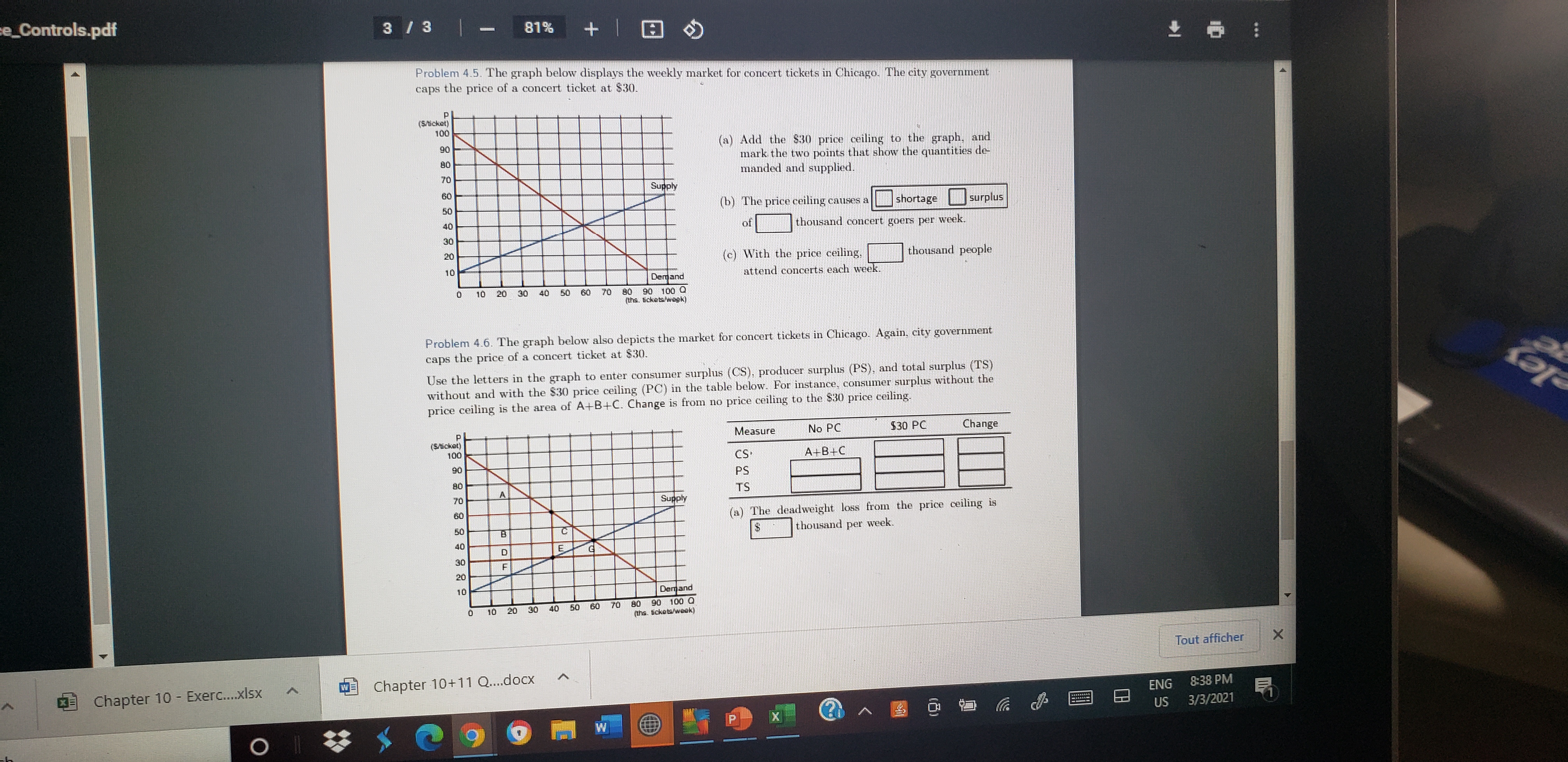 tax-inclusive price on the vertical axis. 8 Tires (mil. tires/year) e) The