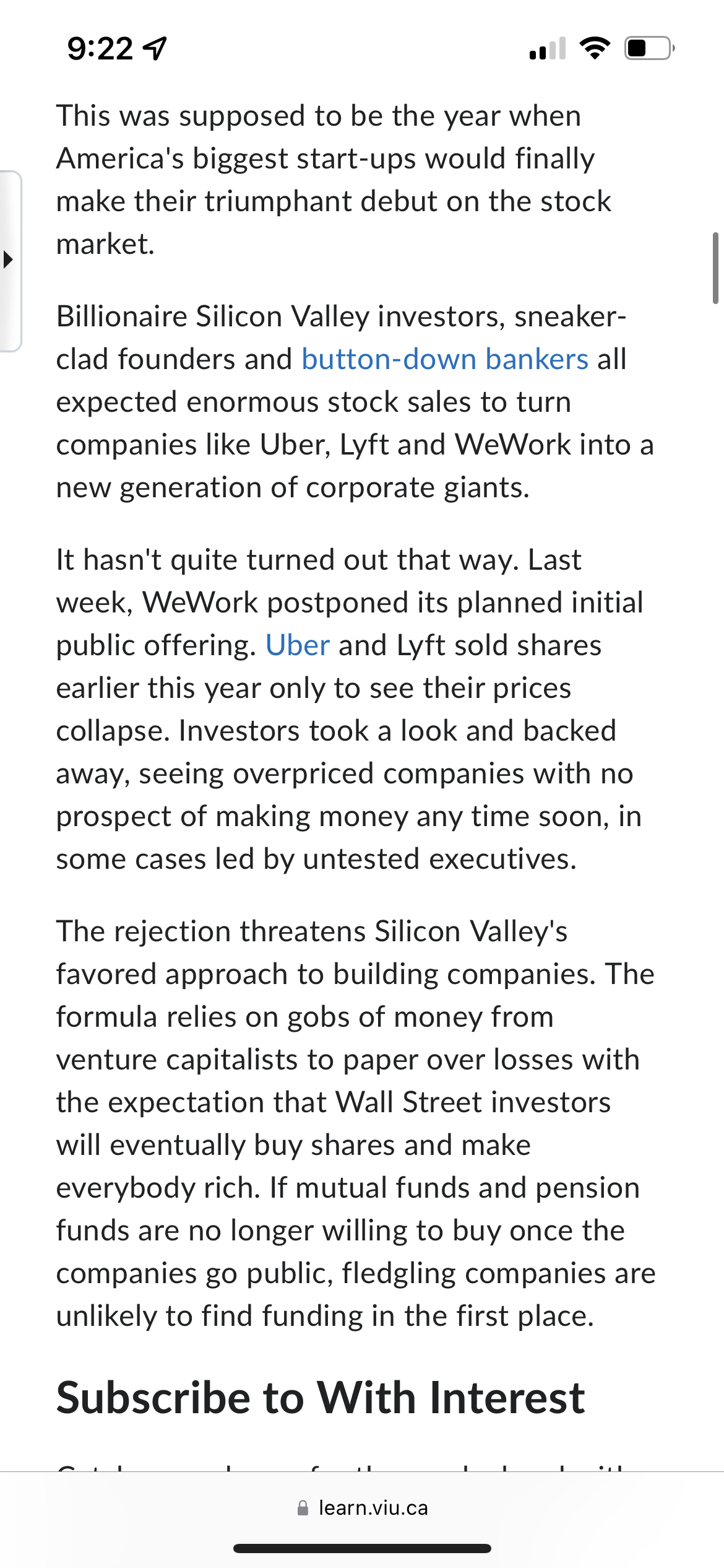 formula relies on gobs of money from venture capitalists to paper over