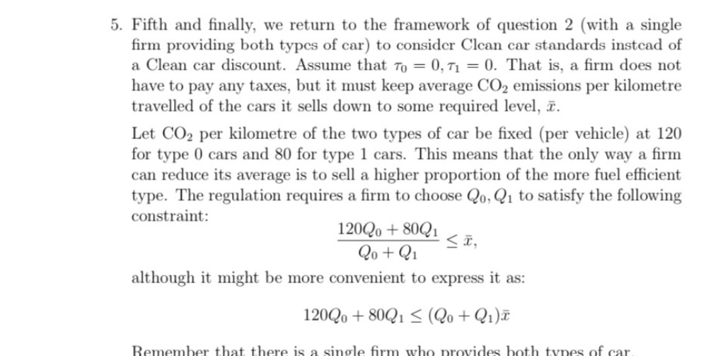 firm, assuming that it wishes to comply with the standard (i.e., treat