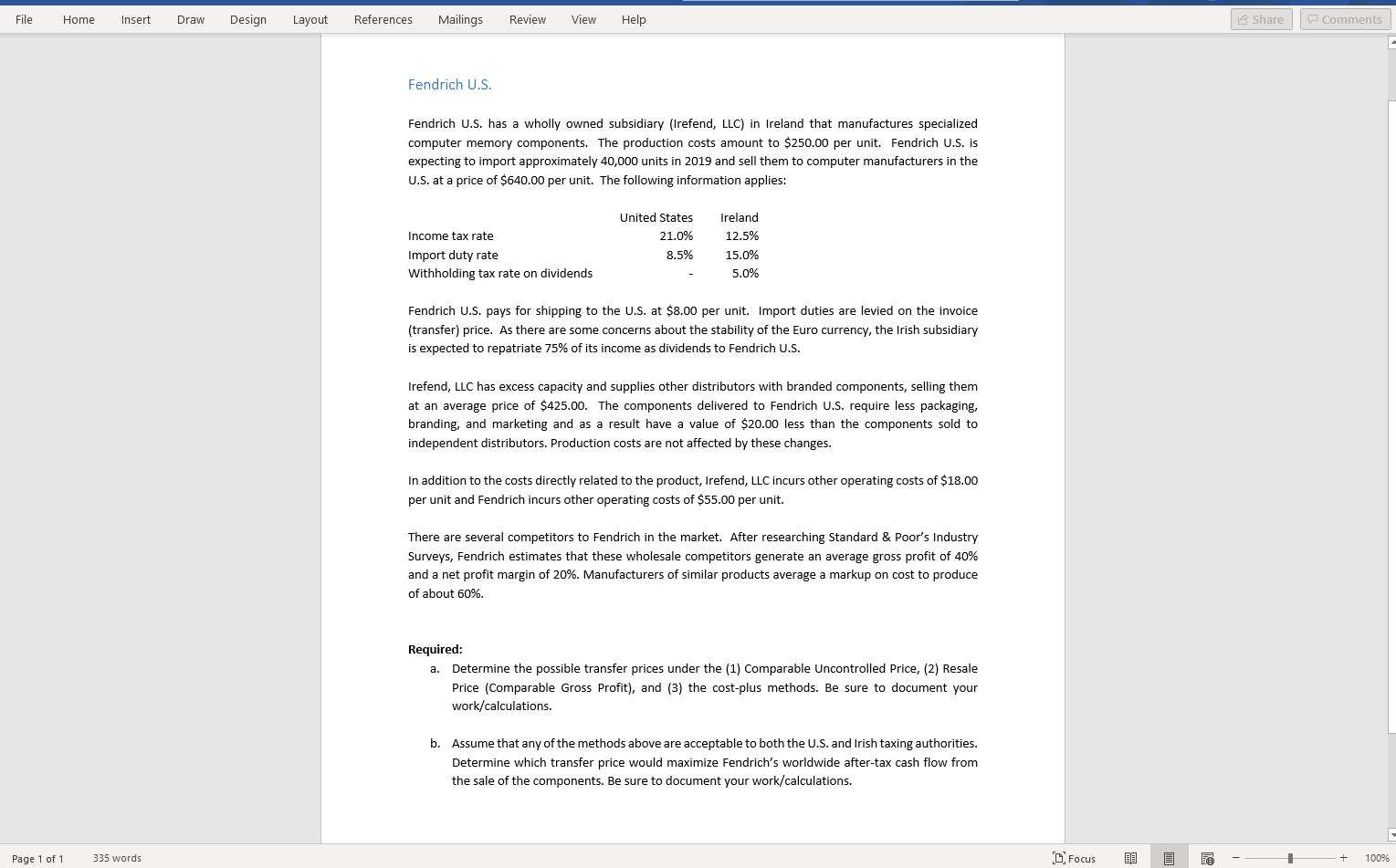 File Home Insert Draw Design Layout References Mailings Review View Help