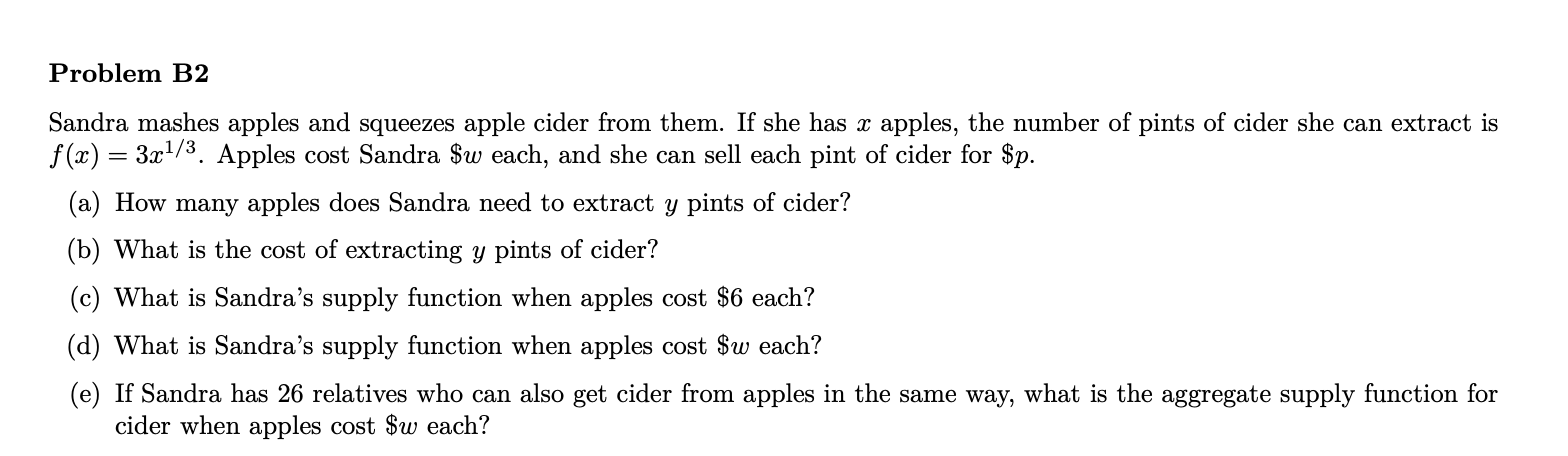  Hello could you please help me with this. Problem B2 Sandra