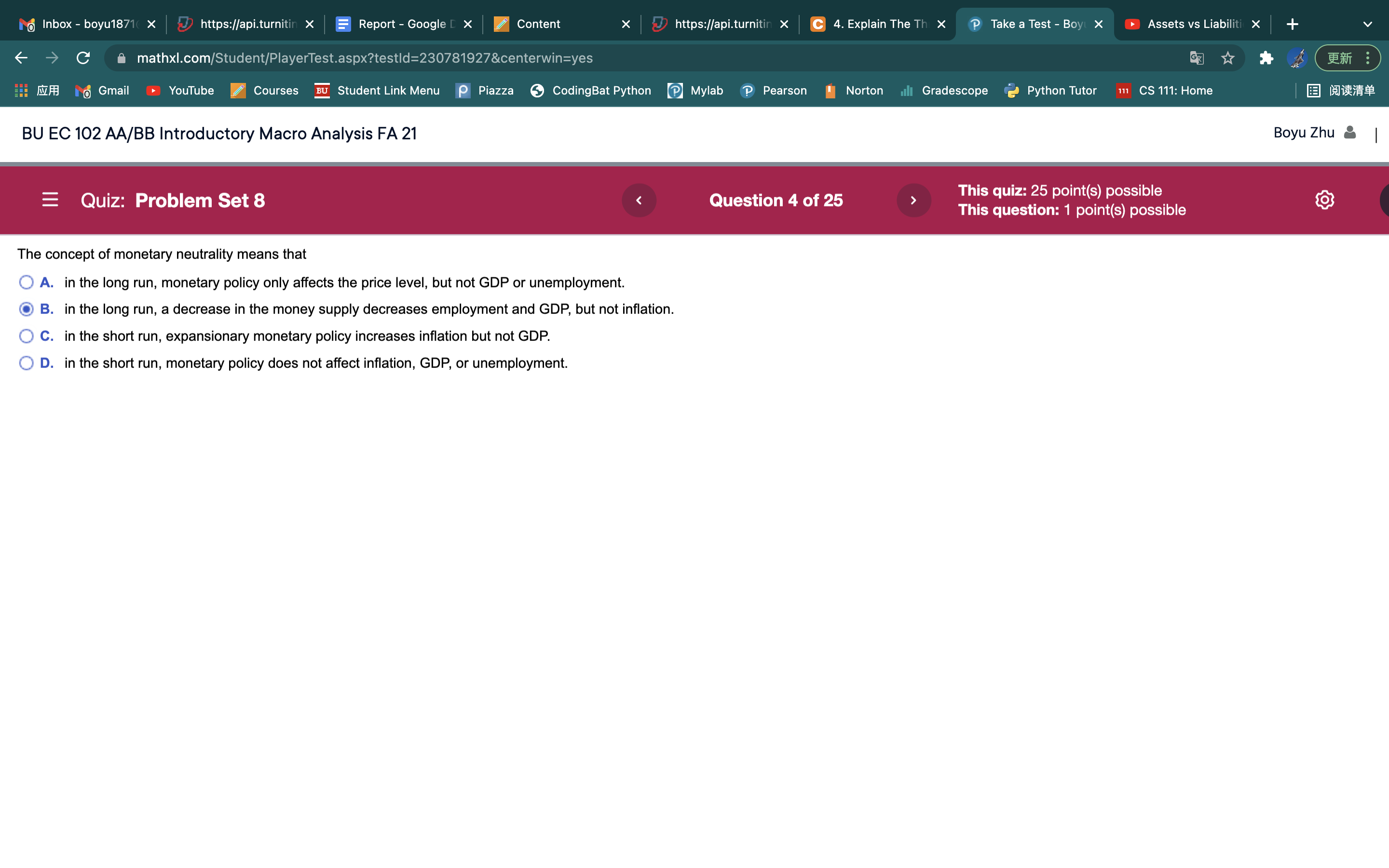 No Inbox - boyu1871( X https://api.turnitin x Report - Google [