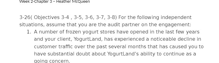  Week 2-Chapter 3 - Heather McQueen 3-26( Objectives 3-4 , 3-5,