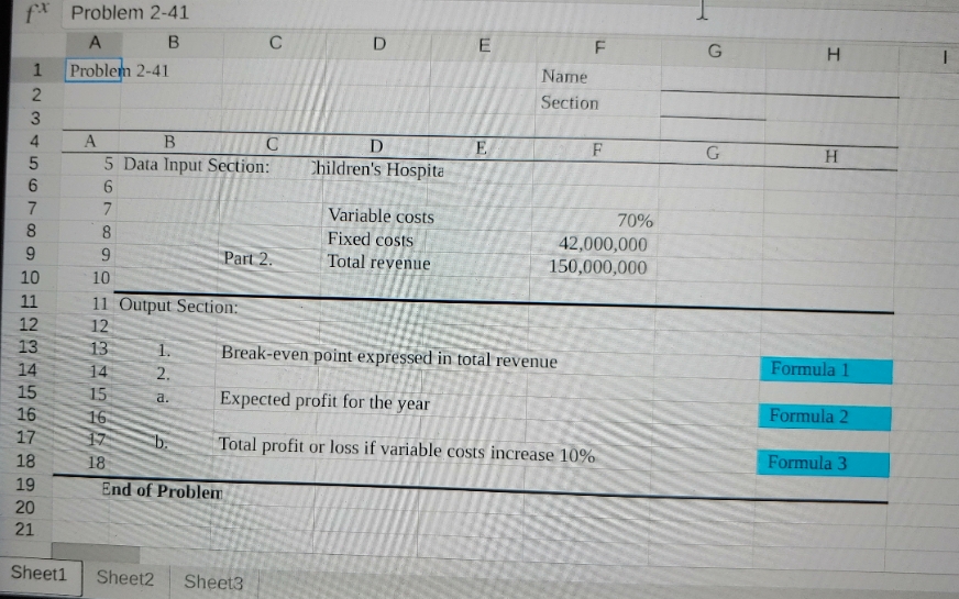  looking for help understanding fx Problem 2-41 A B C D
