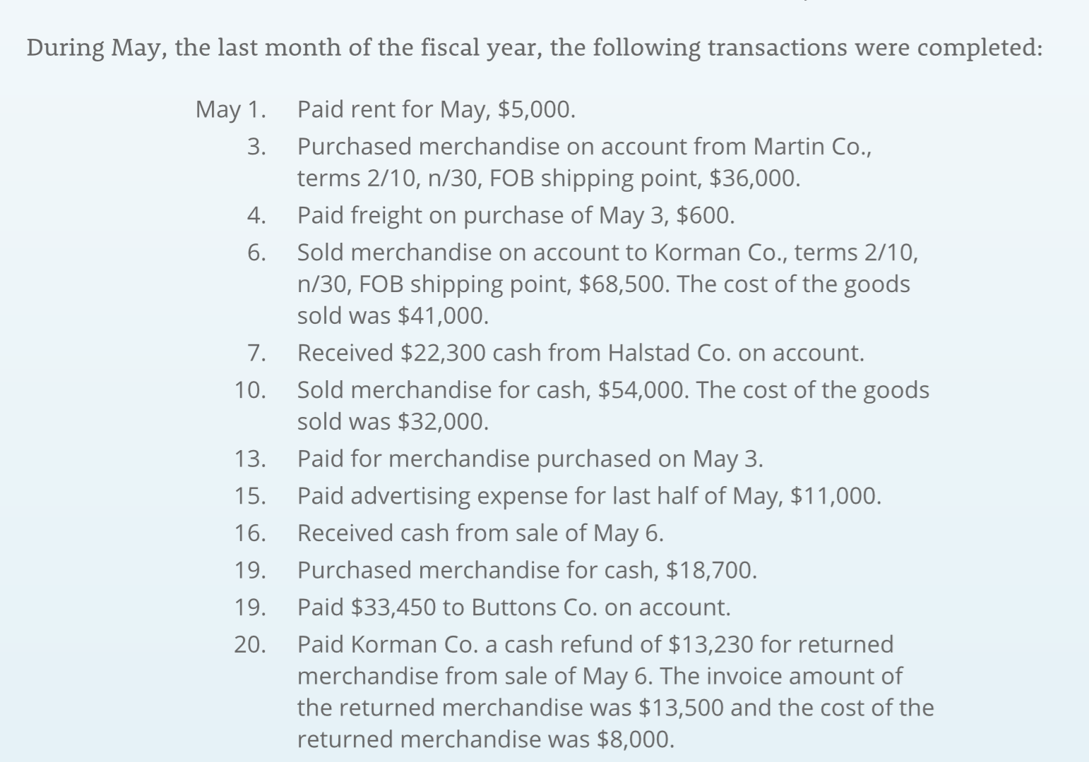 your book at the end of Chapter 5 on pages 280-281. We