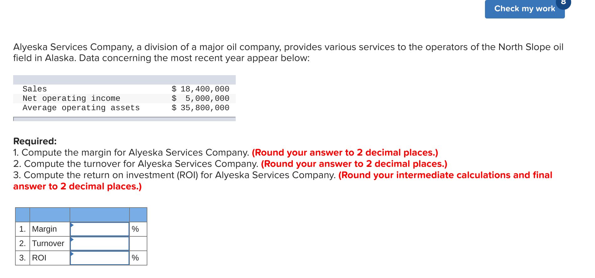 company. Check my work - Alyeska Services Company, a division of a