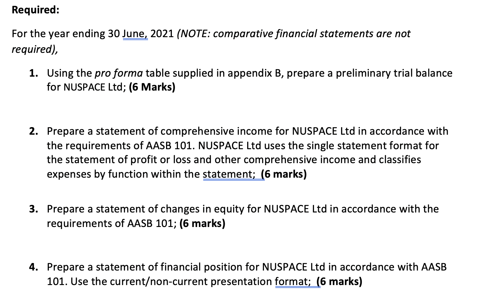 (admin) Doubtful debts expense Depreciation expense - to be calculated Interest expense