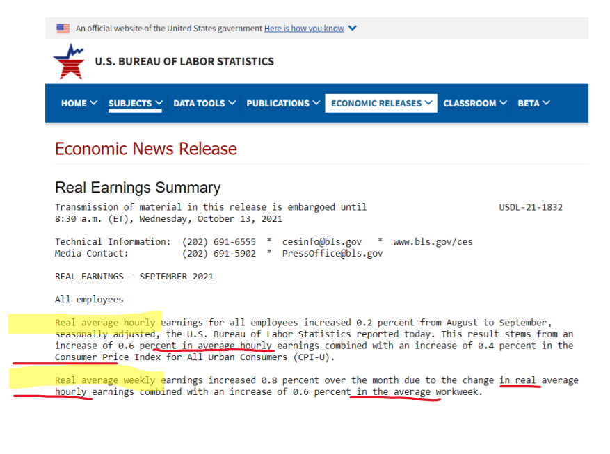  \fUsing the following notation: wR = real average hourlv earnings, gwk