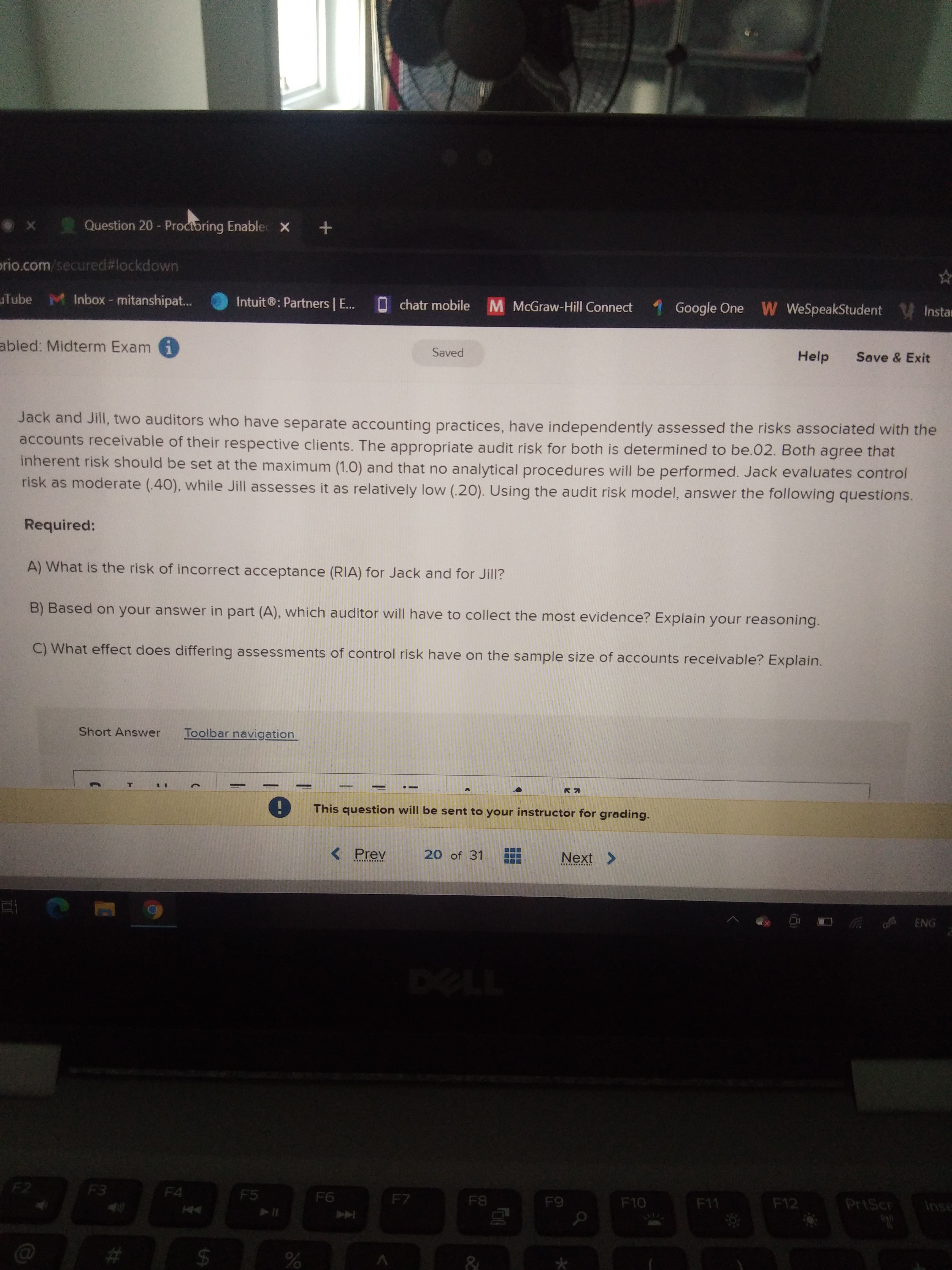  Pls help with the question X Question 20 - Proctoring Enabler