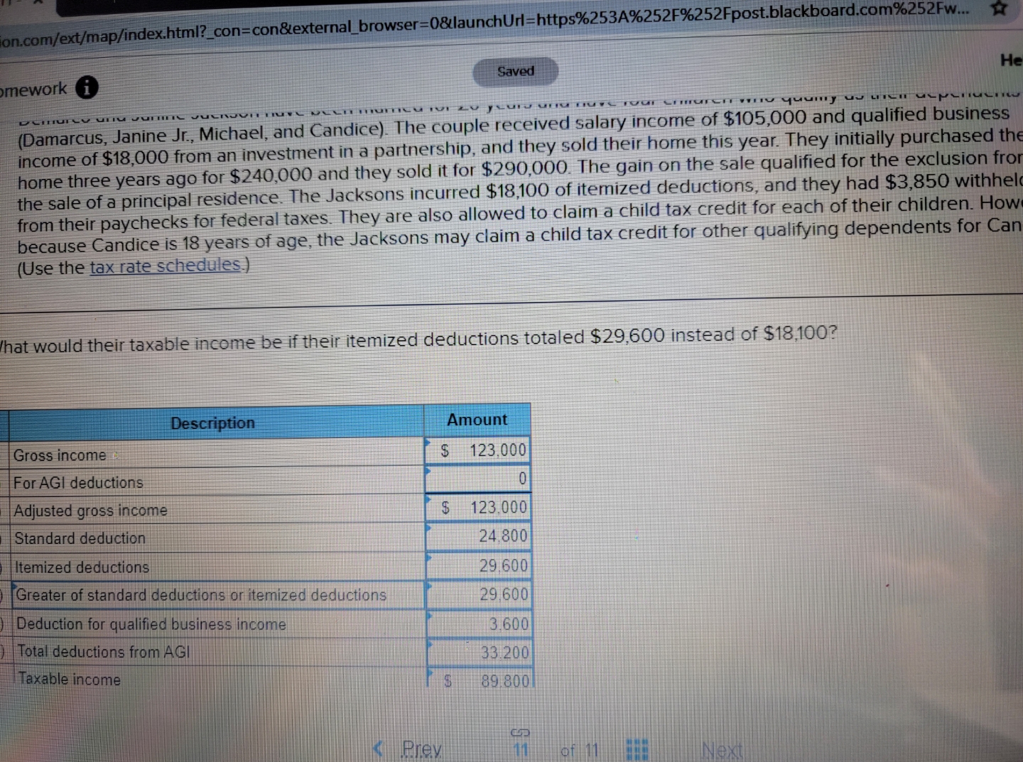  please advise if this is correct on.com/ext/map/index.html?_con=con&external_browser=0&launchUrl=https%253A%252F%252Fpost.blackboard.com%252Fw... Saved He mework i