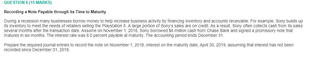 to Maturity During a recession many businesses borrow money to help increase