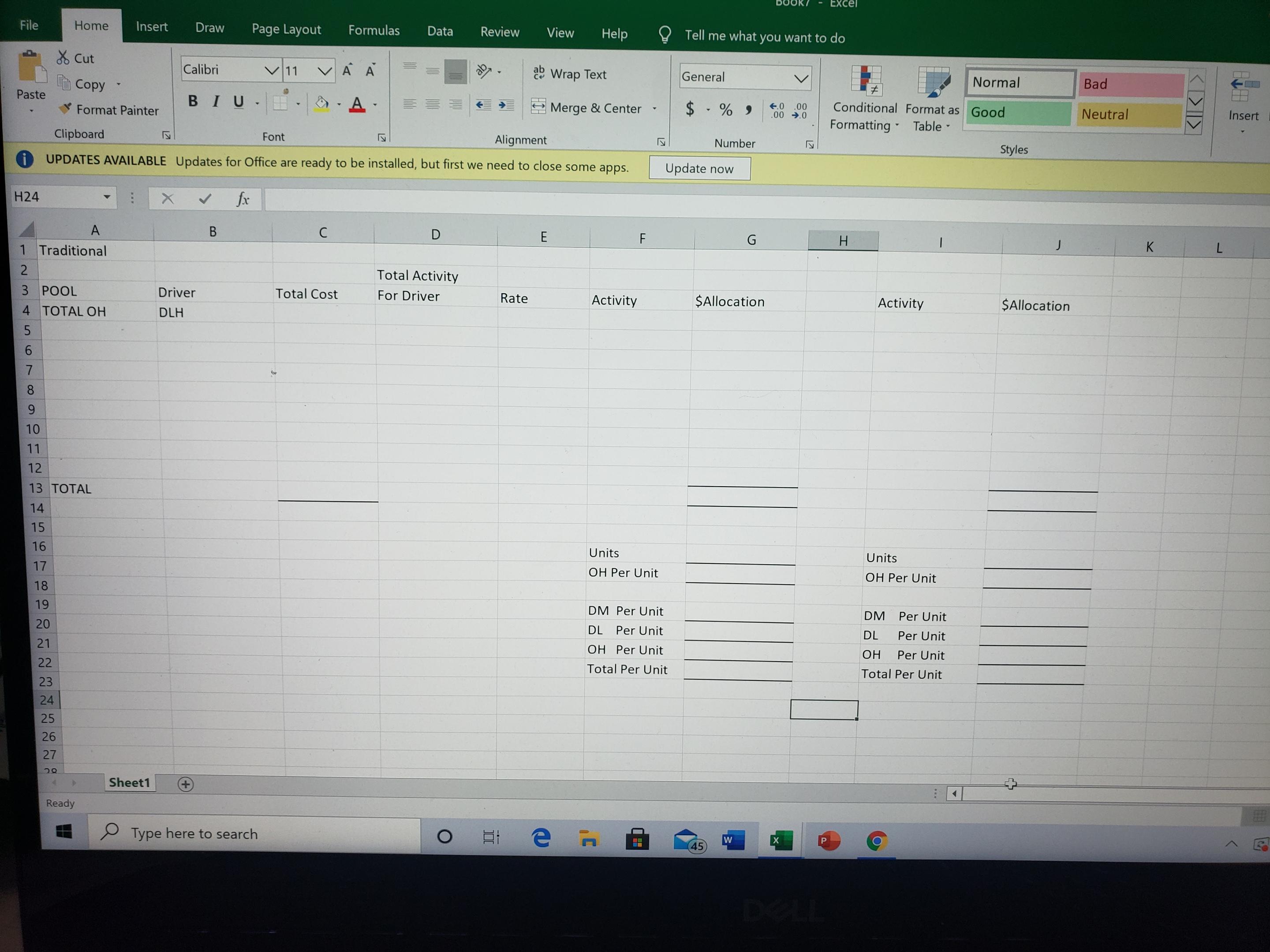Map Loss Box Tables Illustrations Add-ins charts Tours Sparklines Filters Links UPDATES