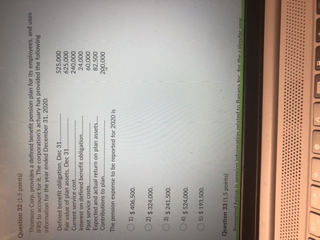 defined benefit obligation....... 24,000 Past service Costs.........mmmmmm 60,000 Expected and actual return