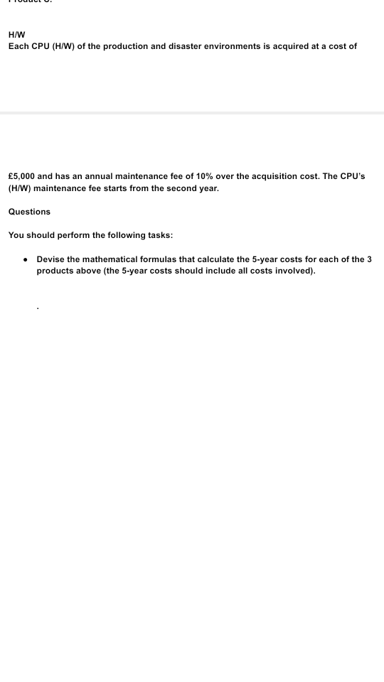 source sofhvare [Product C]. Your manager has asked you to perform a