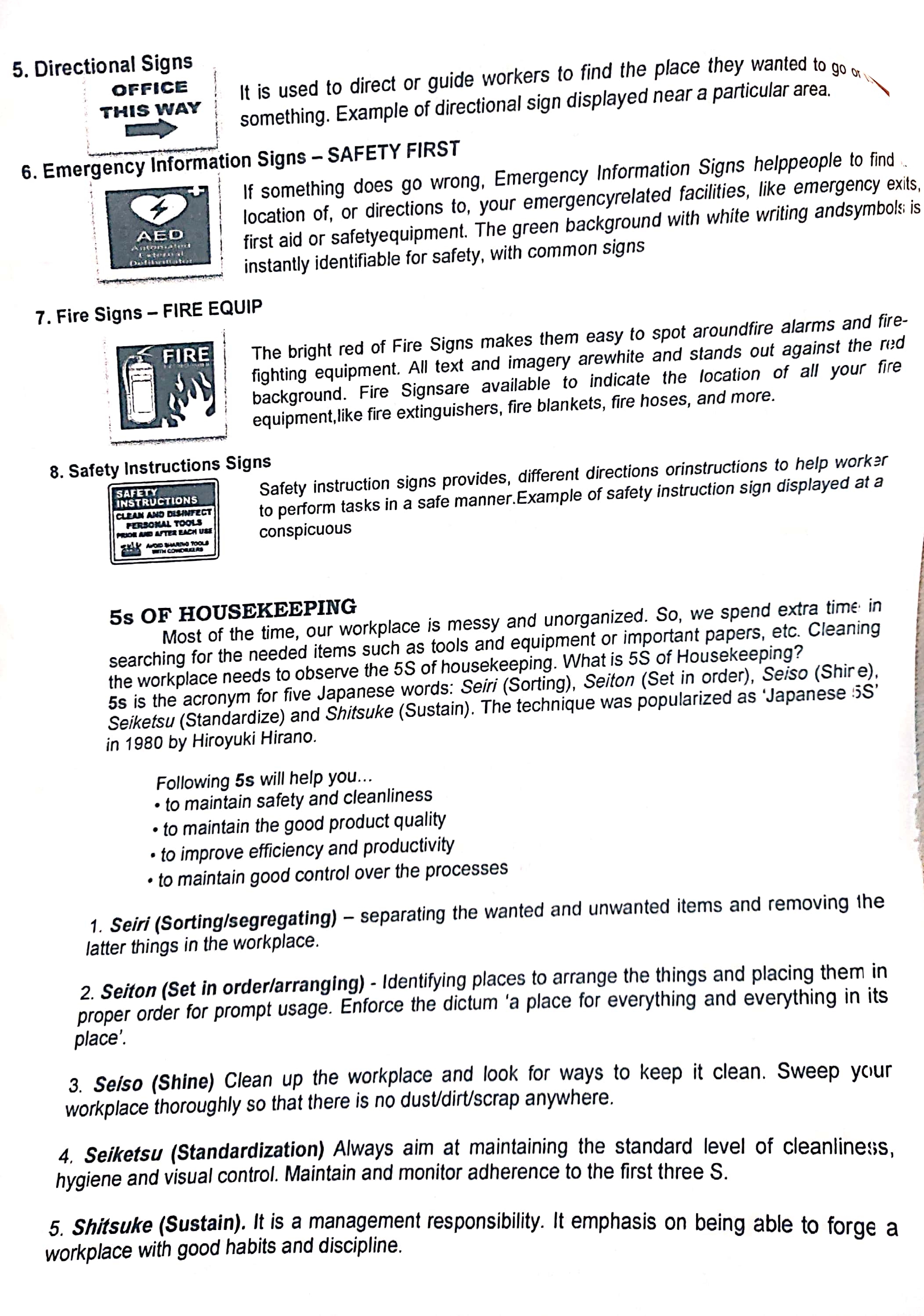 AFTER EACH URE Automated External 1. When you need to tell people