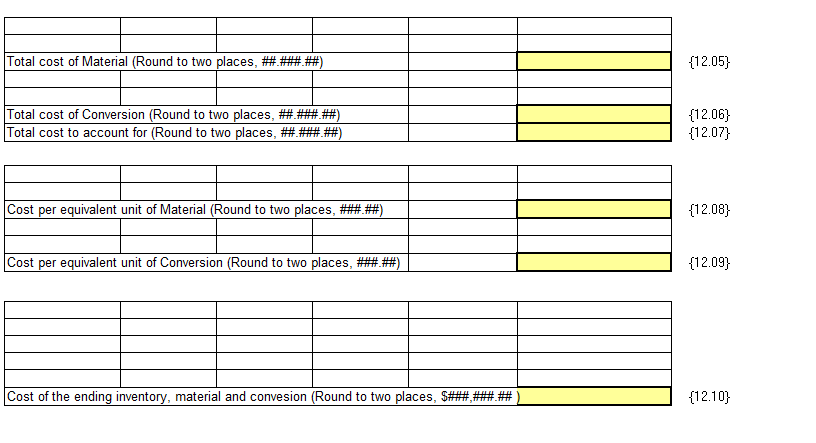 rate of 60% of direct labor dollars. The material is added at