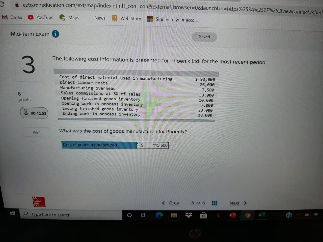 Sales $39,000 Cost of goods sold 8 points Purchases of direct materials