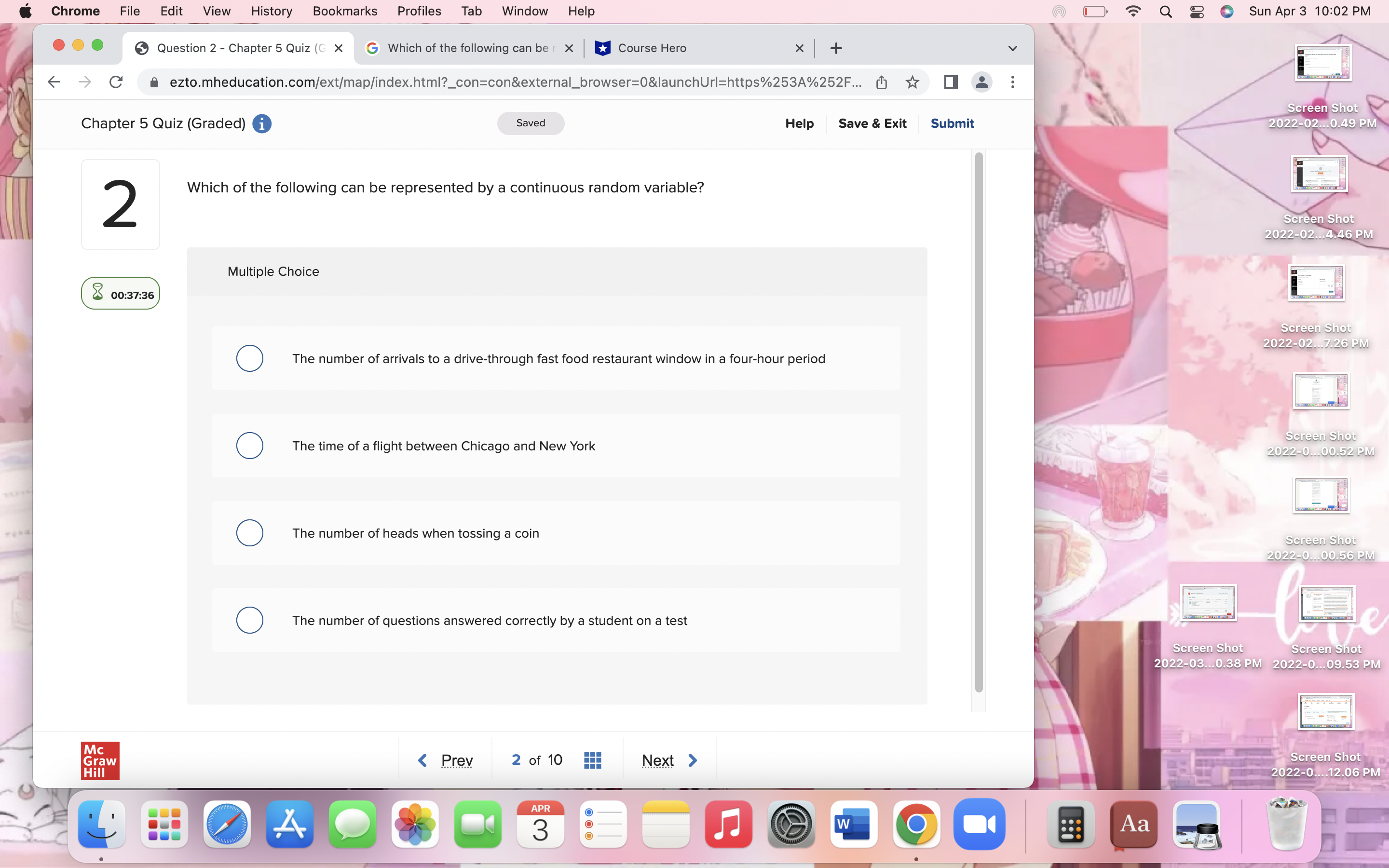 Chrome File Edit View History Bookmarks Profiles Tab Window Help 1