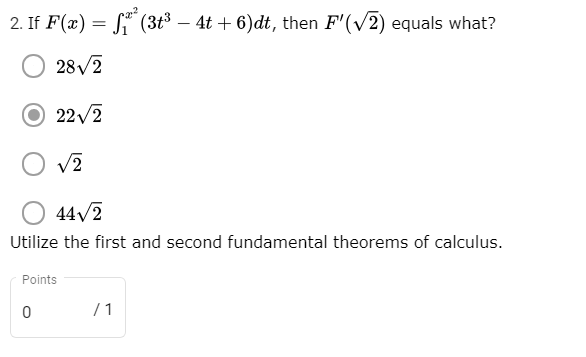 3. What is the area of the region between the graphs of